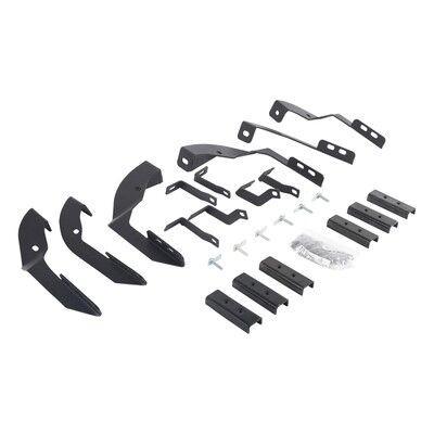 RB10 Running Boards Mounting Brackets Only Textured Black 2015-2018 Silverado/Sierra 2500 HD/3500 HD Extended Cab Go Rhino