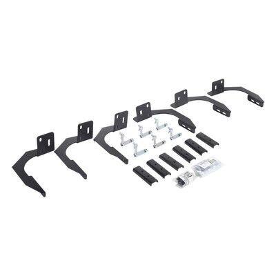 V Series V3, RB30 and RB Slim Side Steps Mounting Brackets Only Textured Black 2009-2026 Dodge Ram 1500 Go Rhino