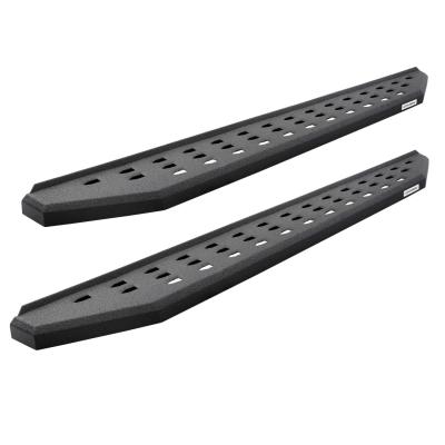 RB20 Running Boards With Mounting Brackets & 2 Pairs of Drop Steps Kit Protective Bedliner Coating 2004-2014 Ford F-150 Go Rhino