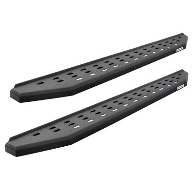 RB20 Running Boards With Mounting Brackets Protective Bedliner Coating 2019-2026 Ram 1500 Go Rhino