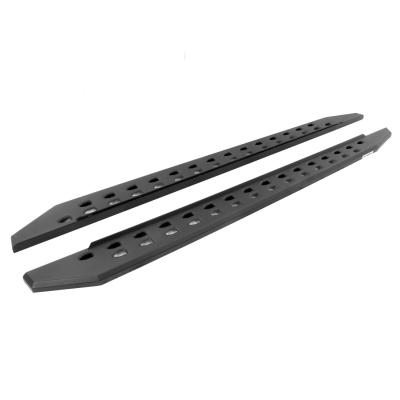 RB20 SlimLine Running Boards W/Brackets Kit Textured Black 2024-2026 Toyota Tacoma Go Rhino