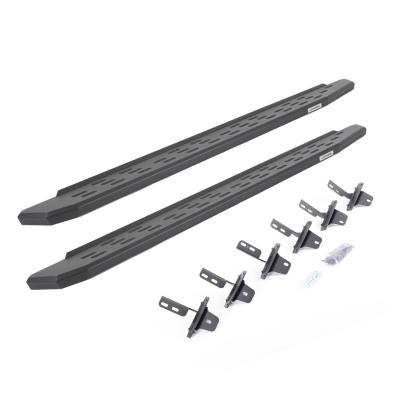 RB30 Running Boards with Mounting Bracket Kit Textured Black 2021-2024 Ford Bronco Go Rhino