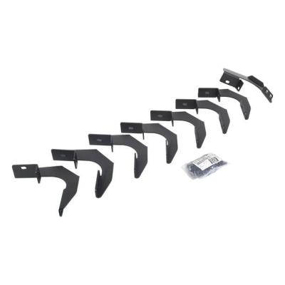 RB30 Running Boards with Mounting Brackets & 2 Pairs of Drops Steps Kit Textured Black 2015-2026 Colorado/Canyon Go Rhino