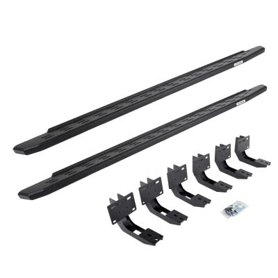 RB30 Running Boards with Mounting Bracket Kit Protective Bedliner Coating 2019-2025 Ram 1500 Go Rhino