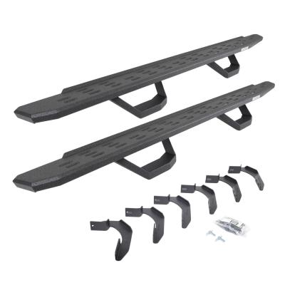 RB30 Boards W/Brackets & 2 Pairs of Drops Steps Bedliner 2006-2026 Nissan Frontier Go Rhino