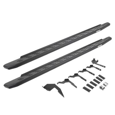 RB30 Running Boards with Mounting Bracket Kit Textured Black 2019-2026 Ford Ranger Go Rhino