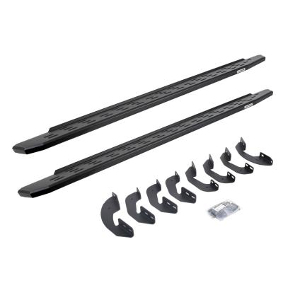 RB30 Running Boards with Mounting Bracket Kit Textured Black 2007-2021 Toyota Tundra Go Rhino