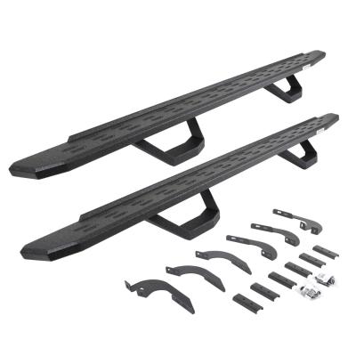 RB30 Running Boards W/Brackets, 2 Pairs DropStepsKit Bedliner 2024-2026 Toyota Tacoma Go Rhino