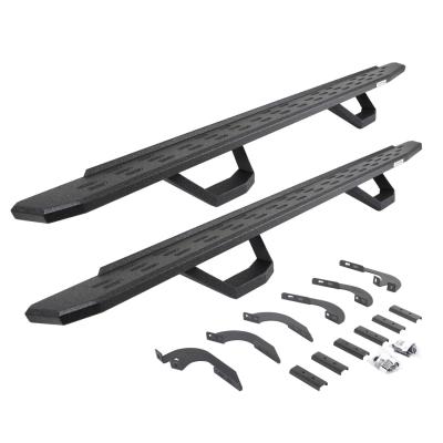 RB30 Running Boards W/Brackets 2 Pairs DropSteps Kit Bedliner For 2024-2026 Lexus GX550 2024-2026 Toyota Land Cruiser Go Rhino