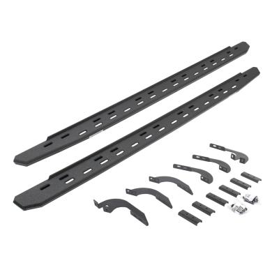 RB30 Running Boards W/ Brackets Protective Bedliner Coating For 2024-2026 Lexus GX550 2024-2026 Toyota Land Cruiser Go Rhino