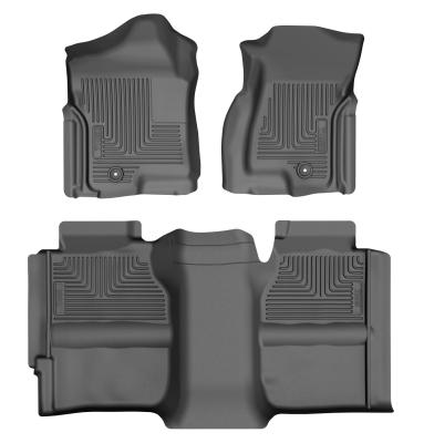 Weatherbeater Front & 2nd Seat Floor Liners For 1999-2007 Silverado/Sierra 1500/2500 HD/3500 Husky Liners