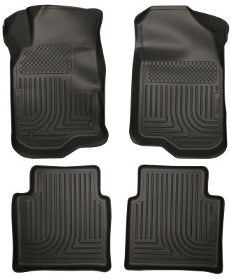 Weatherbeater Front & 2nd Seat Floor Liners For 2007-2012 Aura/Malibu Husky Liners