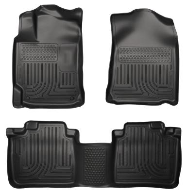 Weatherbeater Front & 2nd Seat Floor Liners For 2013-2015 ES300h/ES350 Husky Liners
