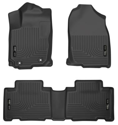 Weatherbeater Front & 2nd Seat Floor Liners For 2013-2018 RAV4 Husky Liners