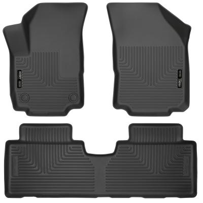 Weatherbeater Front & 2nd Seat Floor Liners For 2018-2024 Equinox Husky Liners