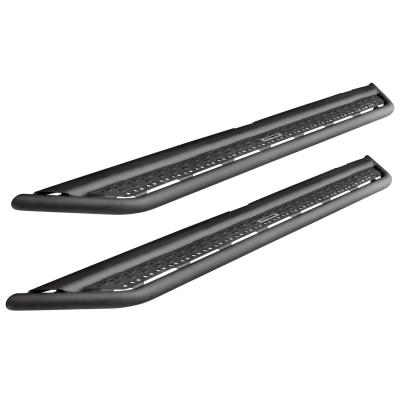 Dominator Xtreme D6 SideSteps With Mounting Bracket Kit Textured Black 2019-2026 Ram 1500 Extended Cab Go Rhino