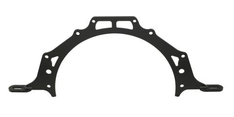 Steel Midplate with Mounting Ears Small Block Chevy This midplate fits between the engine and transmission for universal midmounting Quick Time