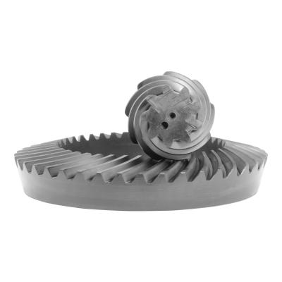 High Performance Ring & Pinion Gear Set For D80 Rear 4.56 Ratio Thick Gear High Performance Replacement Ring & Pinion Gear Set Dana 80 4.56 Thick D80 4.56 Thick R&P (Fits 3.73 & Down Case) Yukon Gear