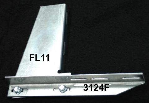 Running Board Mounting Bracket Kit For Transender Running Boards 99-16 Ford F250/F350/F450/F550 Standard Cab Heavy Gauge Steel Silver Owens Products