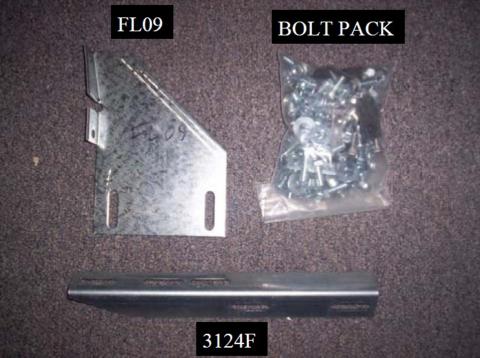 Running Board Mounting Bracket Kit For Transender Running Boards 94-01 Dodge Ram 1500 94-02 Ram 2500/3500 Quad Cab Heavy Gauge Steel Silver Owens Products