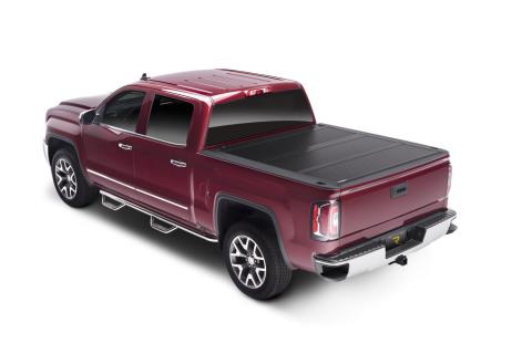 BAKFlip FiberMax Hard Folding Truck Bed Cover 2014-2018 (2019 Legacy/Limited) Silverado/Sierra 1500/2015-2019 2500 HD/3500 HD 8 Foot Bed BAK