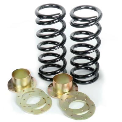 Front Coil Springs 1 Inch Lowering For 1999-2006 Silverado / Sierra 1500 2WD 2007 Classic Pair Of Springs Powder Coated Black And Spring Spacers Ridetech