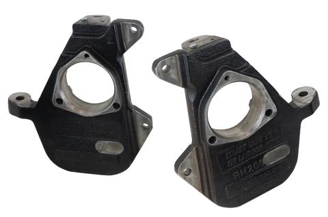 2 Inch Drop Spindles For 2007-2016 Silverado / Sierra 1500 2WD / 4WD W/ OE Cast Steel Arms Ridetech