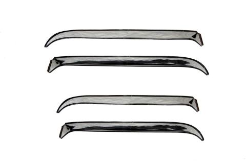 Ventshade for 1987-1997 Ford F-350/F-250 Crew Cab Pickup 4 Piece Stainless AVS