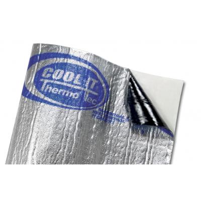 Suppressor Heat and Sound Film 36 Inch x 33 1/2 Inch Silver Up to 2000 Degree F 2 PC Thermo Tec