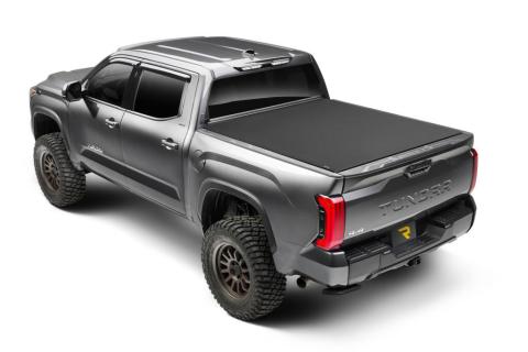 Pro X15 Tonneau Cover Black 2022-2026 Toyota Tundra 5 Foot 7 Inch Bed with Deck Rail System Truxedo