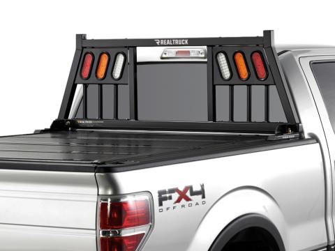 Headache Rack Three Light Silverado/Sierra/F150/Titan/Tundra/Dodge/Ram w/o Ram Box Excl Lights Backrack