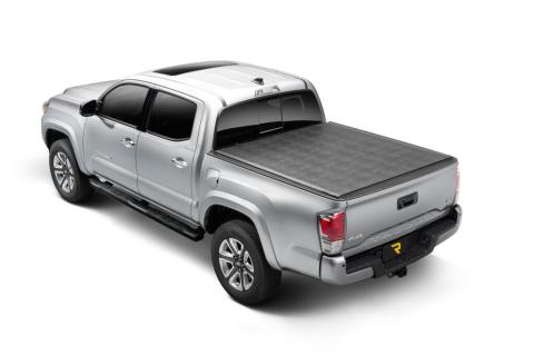 Sentry Tonneau Cover Black 2007-2021 Toyota Tundra with Track System 5 Foot 6 Inch Bed with or without Trail Special Edition Storage Boxes Truxedo