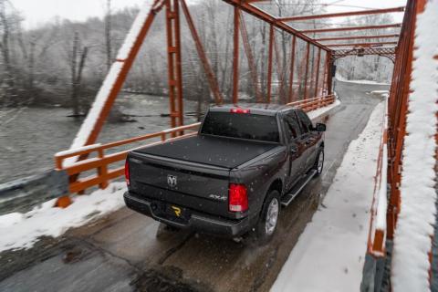 Sentry CT Tonneau Cover Black 2019-2026 (New Body Style) Ram 5 Foot 7 Inch Bed without RamBox without Multifunction Tailgate Truxedo