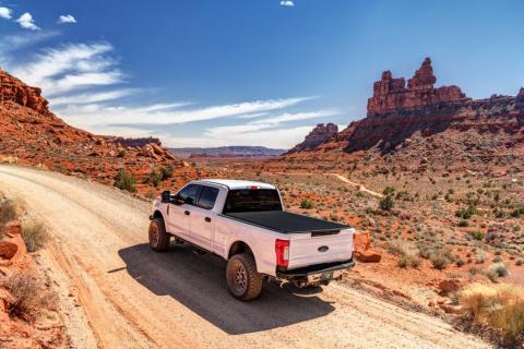 Sentry CT Tonneau Cover Black 2015-2025 Ford F-150 8 Foot 2 Inch Bed Truxedo