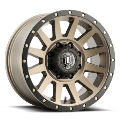 Compression HD 18 X 9 / 8 X 180 12MM Offset 5.5 Inch Backspace Bronze, ICON Alloys