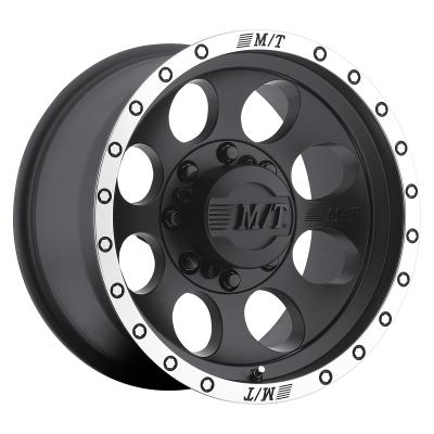 Classic Baja Wheel 15X10 3.625 x 6X5.50 Hub Bore 4.177 Matte Black Mickey Thompson