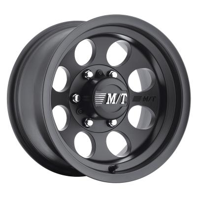 Classic III Wheel 16X8 4 x 8X6.50 Hub Bore 4.929 Satin Black Mickey Thompson