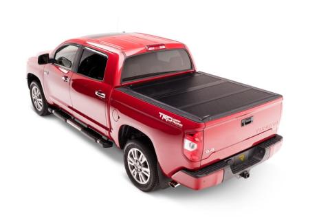 BAKFlip G2 Hard Folding Truck Bed Cover Rail Mounts Near Top of Bed Rail Rails Can Be Lowered Using Drop Down Brackets 2007-2021 Toyota Tundra 8 Foot Bed without Deck Rail System without Trail Special Edition Storage Boxes BAK