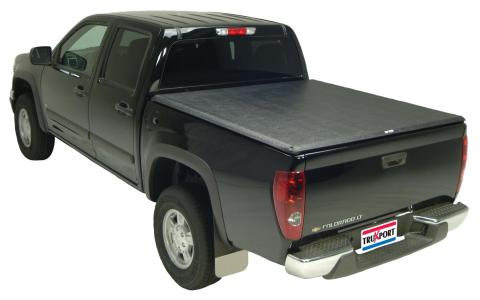 TruXport Tonneau Cover Black 2001-2004 Chevy S10/GMC Sonoma Crew Cab 4 Foot 7 Inch Bed Truxedo