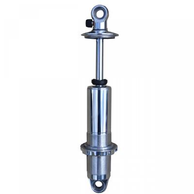 Polished HQ Coil-Over Shock W/ 6.9 Inch Stroke And 1.7 Inch Eye Mount Universal 1 Rebound Adjustable Shock Spring Mounts Delrin Spring Washers And Bearing Spacers 1/2 Inch And 5/8 Inch 13.1 Inch X 20 Inch W/ A 16.25 -17.25 Inch Ride Height Ridetech