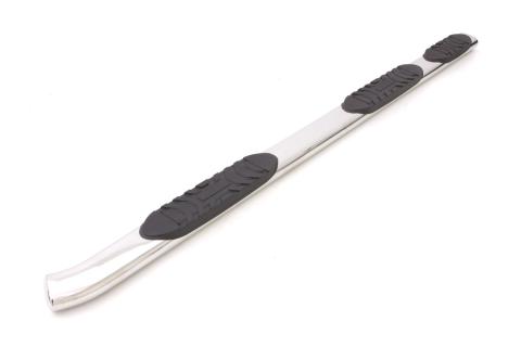 5 Inch Oval Wheel-To-Wheel Nerf Bars Polished Stainless 2009-2021 Dodge Ram 1500 Crew Cab 76.3 Bed Lund
