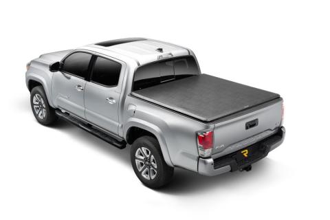 TruXport Tonneau Cover Black 2007-2013 Toyota Tundra 6 Foot 6 Inch Bed with Deck Rail System Truxedo