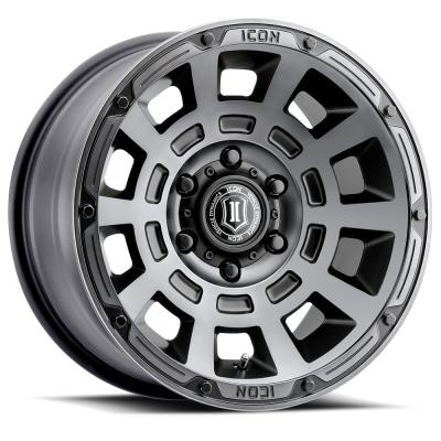Thrust SMK 17 X 8.5 / 6 X 120 / 0 MM / 4.75 Inch Back Space Satin Black, ICON Alloys