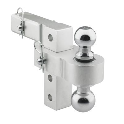 6 Inch Adjustable Aluminum Drop Hitch  Smittybilt
