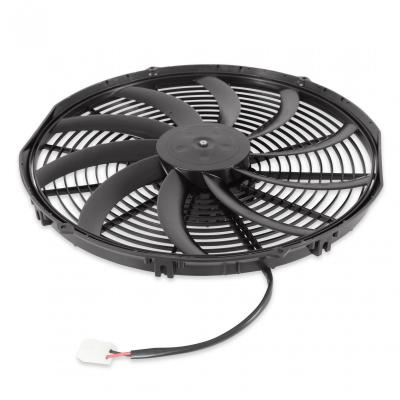 Electric Fan 16.00 Inch Electric Fan Puller Style High Performance 2024 CFM 10 Curved Style Blades Spal
