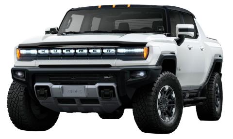 Aeroskin Hood Protector Flush Mount for 2022-2025 GMC Hummer Pickup Smoke AVS
