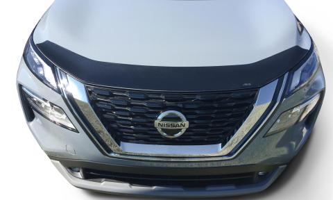 Aeroskin Hood Protector Flush Mount for 2021-2025 Nissan Rogue Smoke AVS