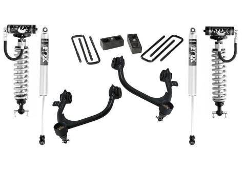 3 Inch Lift Kit 2019 (New Body Style)-2024 Chevy Silverado/GMC Sierra 1500 2WD/4WD with Fox Coilovers and Rear Shocks (excludes Trailboss or AT4) Superlift