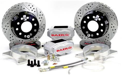 Brake System 11 Inch Rear SS4+ Deep Stage Clear Ford 9 Inch Big Bearing BAER Brakes