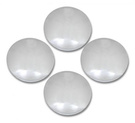 Baby Moon Hub Caps Chrome Fit Most GM and Ford with 14 Inch or 15 Inch Stock Wheels Mr Gasket
